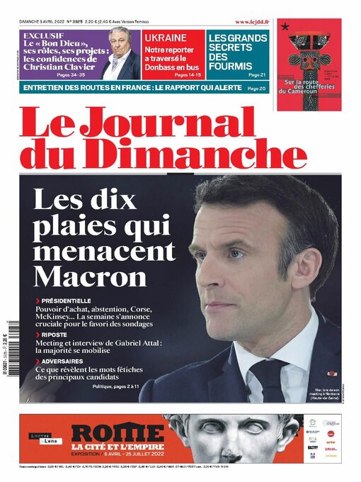 Title details for Le Journal du dimanche by Lagardere Media News - Available